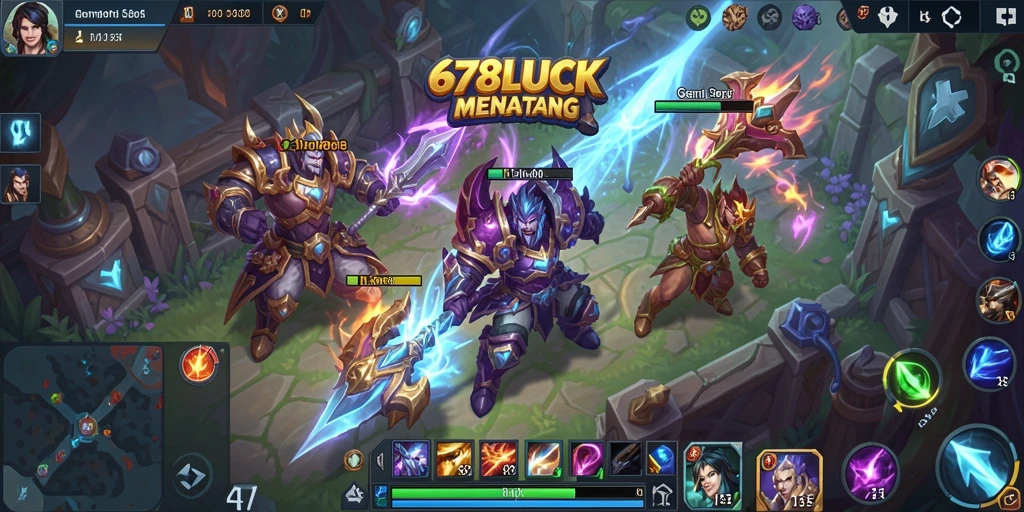 Gameplay seru di 678LUCK dengan karakter yang beragam.
