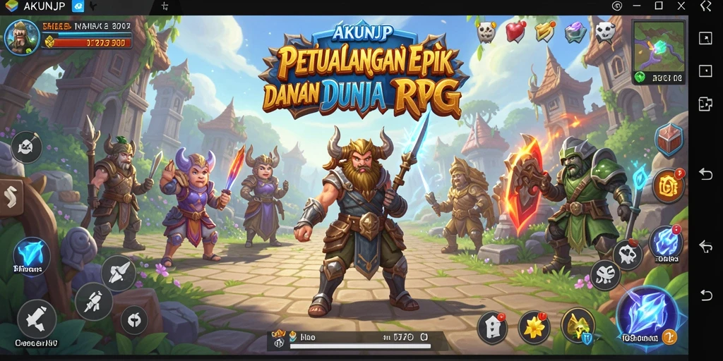 Gameplay RPG yang seru dengan grafis menakjubkan.