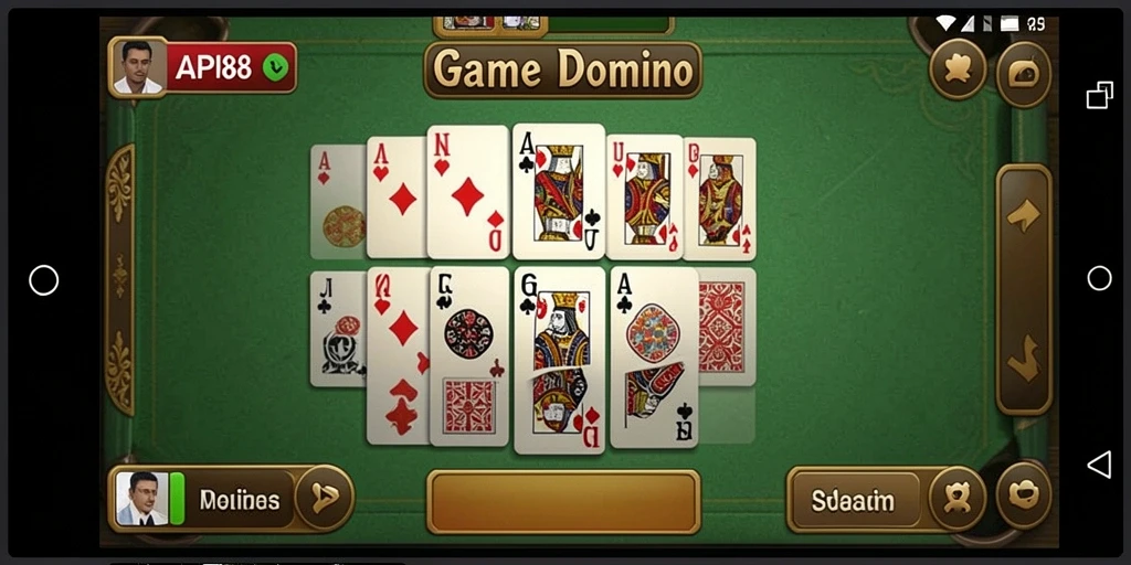 Screenshot API88 menampilkan pemain yang berkompetisi di permainan Domino.