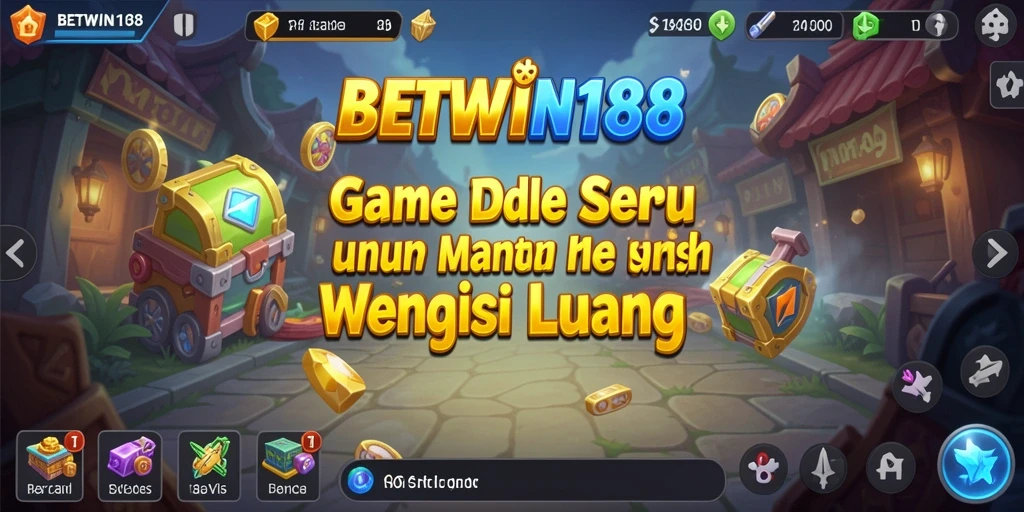 Tangkapan layar gameplay BETWIN188 menampilkan karakter yang berkembang dengan baik.