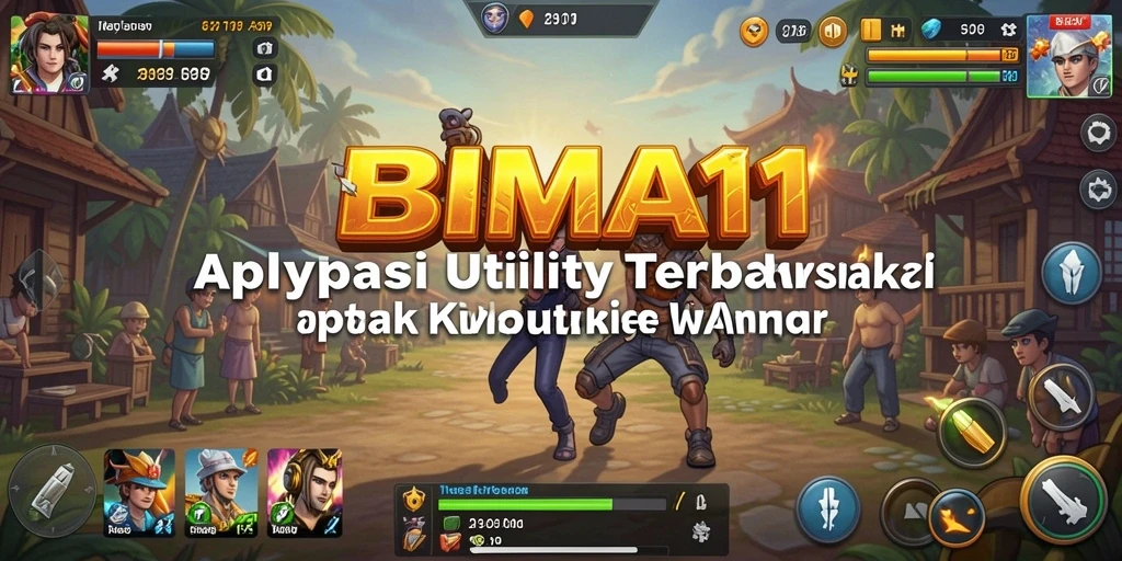Screenshot utama BIMA11 menunjukkan fitur pengingat dan manajemen tugas.