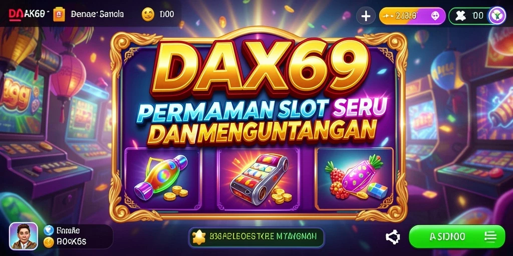 Gameplay Slot DAX69 yang mengasyikkan dan penuh warna.
