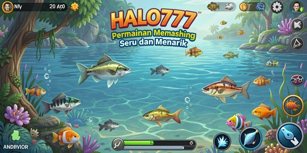 Tangkapan ikan yang beragam dalam gameplay HALO777.