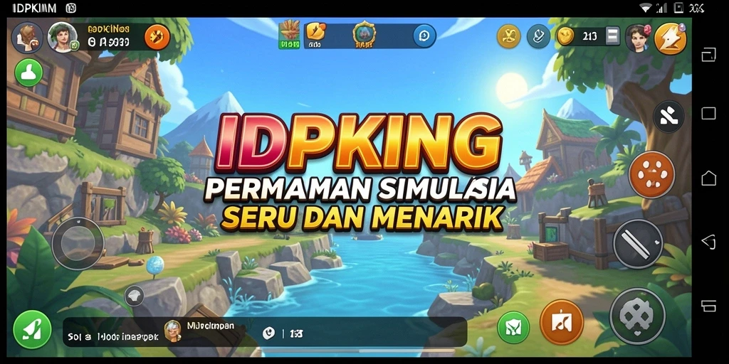 Tangkapan layar gameplay dari IDPKING menampilkan pengalaman simulasi yang mendalam.