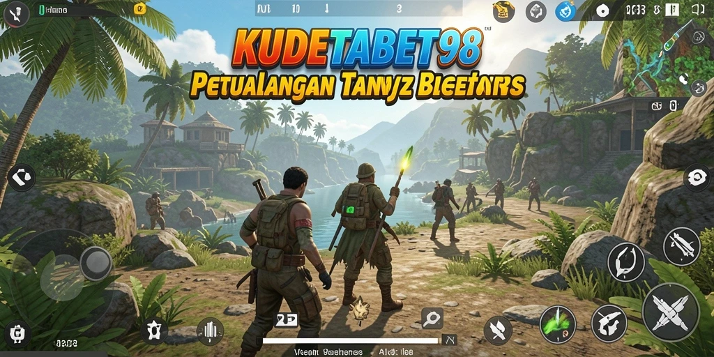 Gameplay KUDETABET98 yang menampilkan eksplorasi dunia terbuka yang luas.