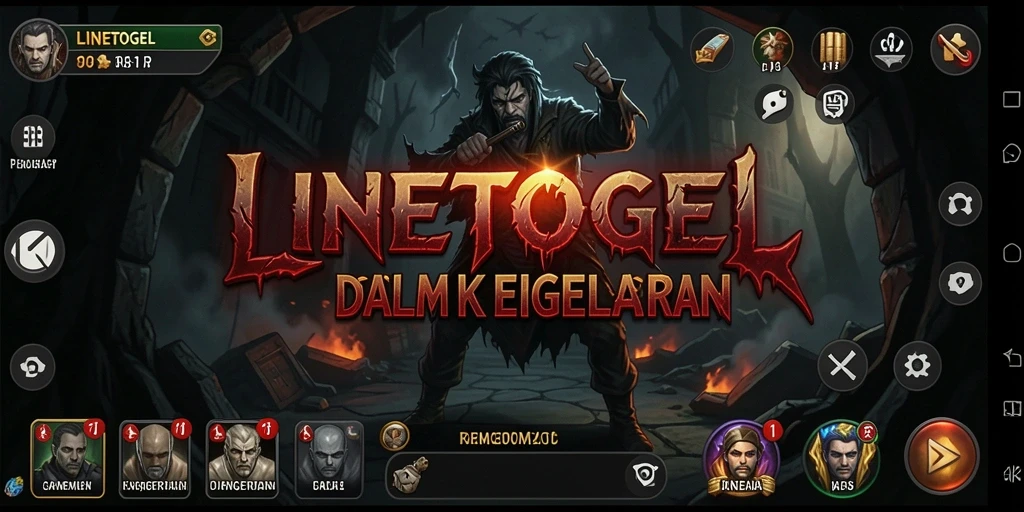 Screenshot gameplay menampilkan momen menegangkan di LINETOGEL.