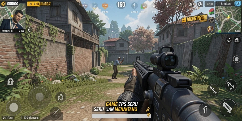 Tangkapan layar gameplay ODDIGO yang intens dan mengasyikkan.