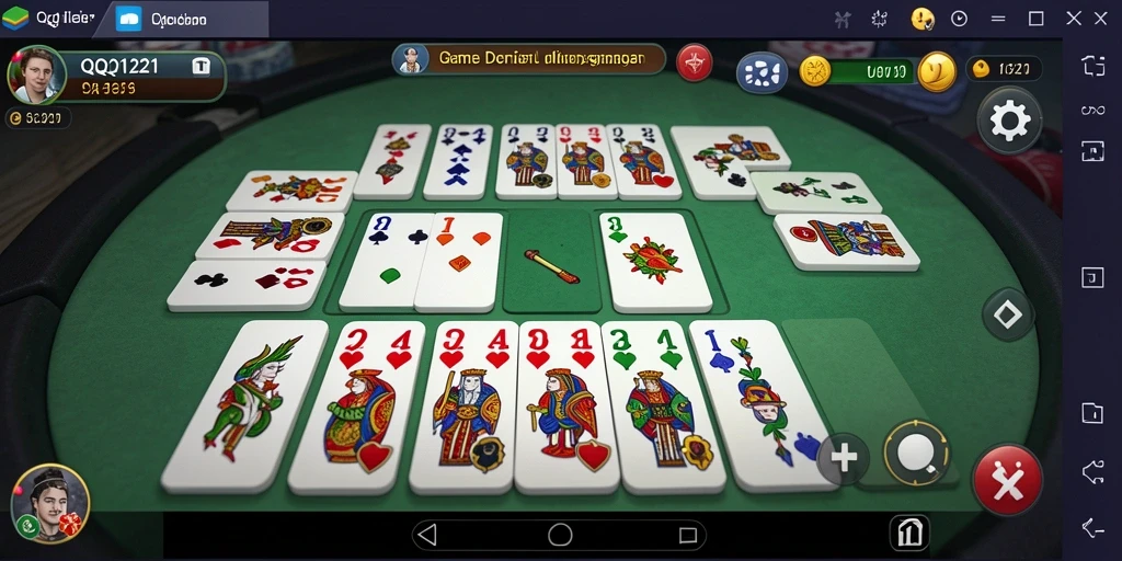 Screenshot gameplay <strong>QQ1221</strong> menunjukkan aksi seru permainan Domino.