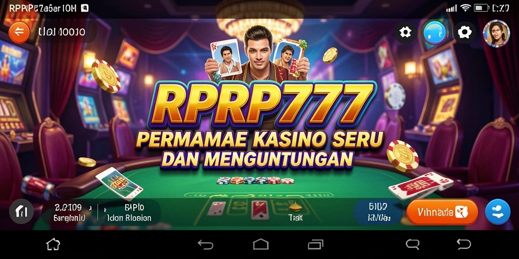 Tangkapan layar RPRP777 menampilkan gameplay Kasino yang mendebarkan.