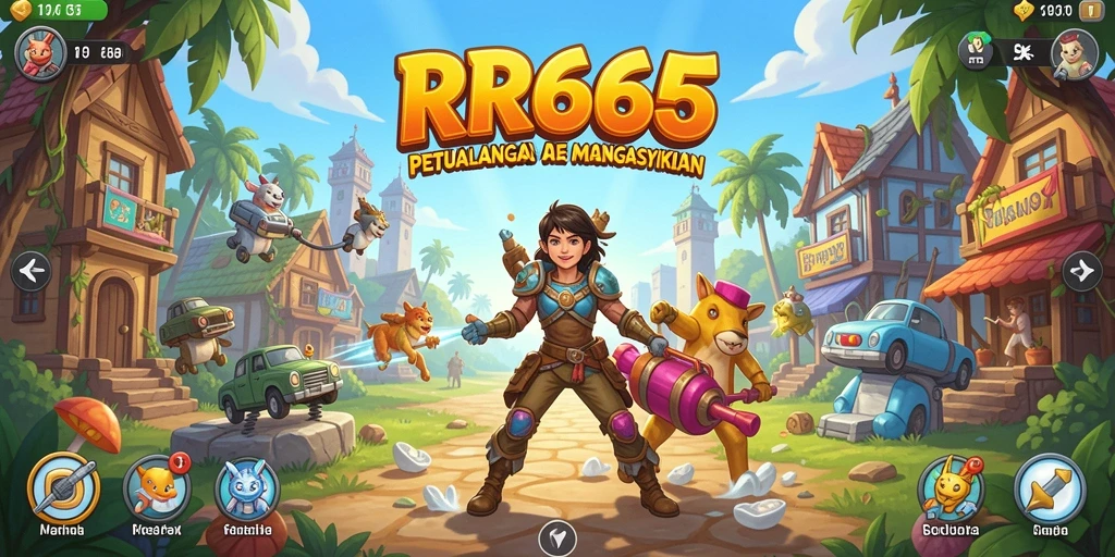 Tampilan menarik dari gameplay RR666 yang seru dan menantang.