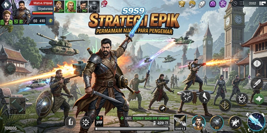 Tampilan menarik dari gameplay S9S9 yang penuh strategi.